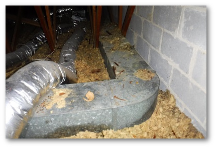 Heating and cooling duct insulation assessment Maryland